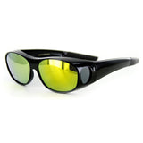 "Hideaways Small" Over-Prescription Polarized Sunglasses w/ Mirrored Lens - Aloha Eyes
 - 7