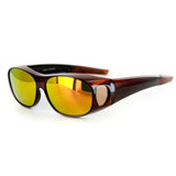 "Hideaways Small" Over-Prescription Polarized Sunglasses w/ Mirrored Lens - Aloha Eyes
 - 5