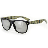 "Camo "Wayfarer" Fashion Bifocal Sunglasses for Men and Women
