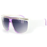 "Gaga" Lady Gaga Inspired Chain Brow Sunglasses with Oversize Lens- 100%UV - Aloha Eyes
 - 4