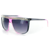 "Gaga" Lady Gaga Inspired Chain Brow Sunglasses with Oversize Lens- 100%UV - Aloha Eyes
 - 3