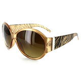 "Savannah" Designer-Inspired Oversized Lens Animal Print Sunglasses - 100%UV - Aloha Eyes
 - 2