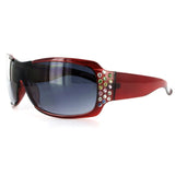 Broadway 7386 Designer Fashion Sunglasses Inlaid with Colorful Austrian Crystals