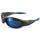 "Mantis" Polarized (anti-glare) Wrap Sports Sunglasses Flash Mirror Lens 100%UV