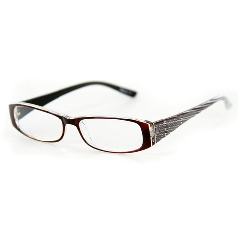 "Avant Garde" Slim Optical-Quality Reading Glasses with Crystals for Women