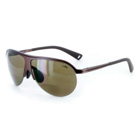 Bahamaz Bifocal Aviator Sunglasses - Optical Lenses & Prescription-ready Aluminum Frames - 60mm x 18mm x 130mm