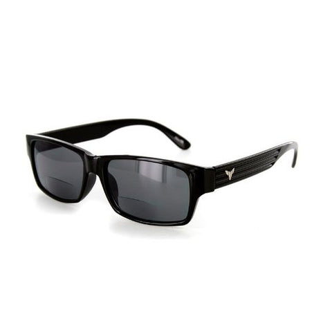 Mako Fashion Bifocal Sunglasses with Retro Wayfarer Design and Youthful, Stylish Men and Women