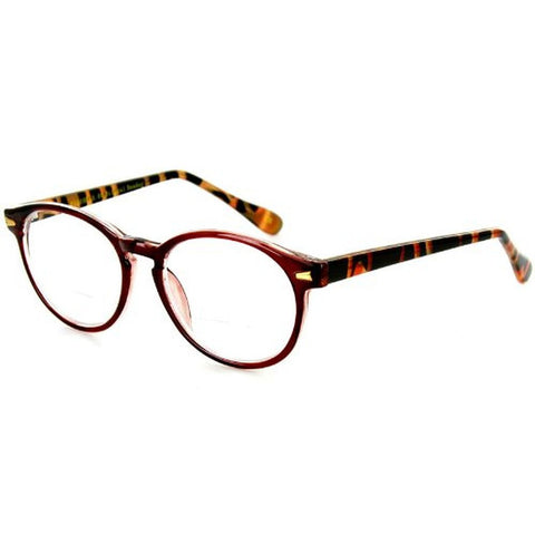 "Professor" Fashion Bifocal Readers with Vintage Retro Design with a RX-able frame 49mm x 20mm x 135mm