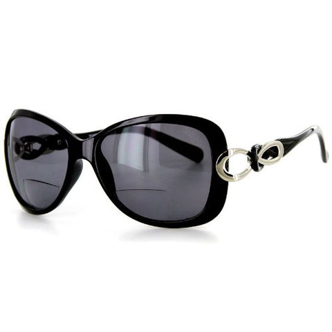 Tressa Fashion Bifocal Sunglasses with Large Lenses and Unique Arm Design for Youthful, Stylish Women
