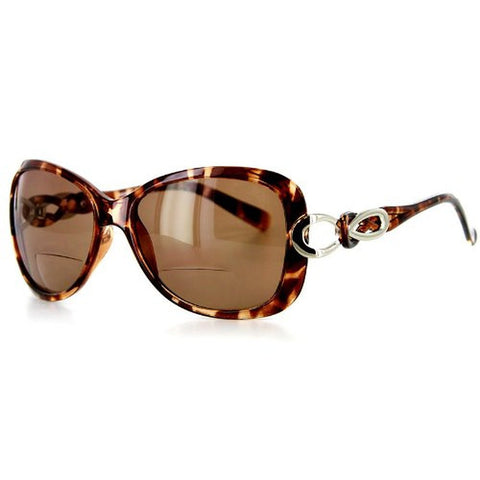 Sao Paulo Fashion Bifocal Sunglasses with Large Lenses and Optical Frames - 55mm x 12mm x 124mm