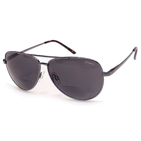Coyote BP12 Polarized Bifocal Safety Sunglasses with a Traditional Aviator Design for Youthful and Active Men and Women