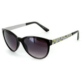 "Mosaic" Fashion Cateye Sunglasses with Patterned Temples for Stylish Women - Aloha Eyes
 - 5