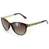"Mosaic" Fashion Cateye Sunglasses with Patterned Temples for Stylish Women - Aloha Eyes
 - 2