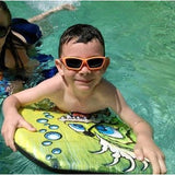 Aloha Kids "Splash" Polarized, 100% UV, Flexible Wrap Around Sunglasses for Boys and Girls (Black)