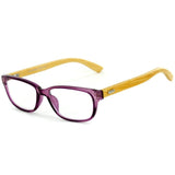 "Zen Garden" Eco-Chic Wayfarer Reading Glasses with Natural Bamboo Temples for Men and Women