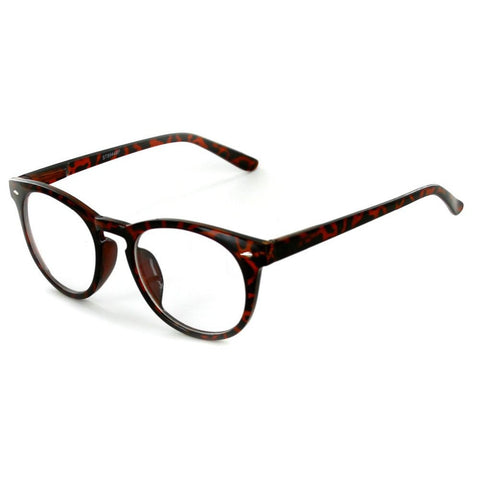 "Retrospective" Round Wayfarer Reading Glasses with Invisible Blended Bifocal for Men and Women