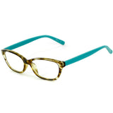 "Los Gatos" Cateye Wayfarer Reading Glasses with Multicolored Tortoise Frames for Women