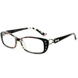 "Stargaze" Multicolored, Rx-Able Floral Reading Glasses with Crystals for Women