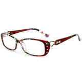 "Stargaze" Multicolored, Rx-Able Floral Reading Glasses with Crystals for Women