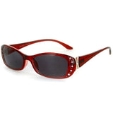 "Solara" Rx-Able Full Reading Sunglasses (No Bifocal) with Crystals for Women
