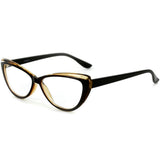 "Caribe" Reading Glasses with Colorful, Two-Tone Cateye Frames for Stylish Women