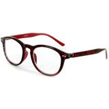 "Rainforest" Round Wayfarer Reading Glasses with Animal Print Pattern for Women