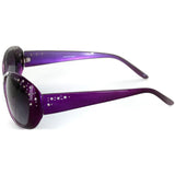 "Sea Dreams" Butterfly Reading Sunglasses with Interior Bifocal and Crystals for Women (Black +2.00)
