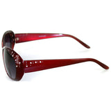 "Sea Dreams" Butterfly Reading Sunglasses with Interior Bifocal and Crystals for Women (Black +1.00)