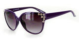 "Shimmers" Trendy Sunglasses with Large Crystal Accents- 6 Fun Colors 100%UV - Aloha Eyes
 - 6